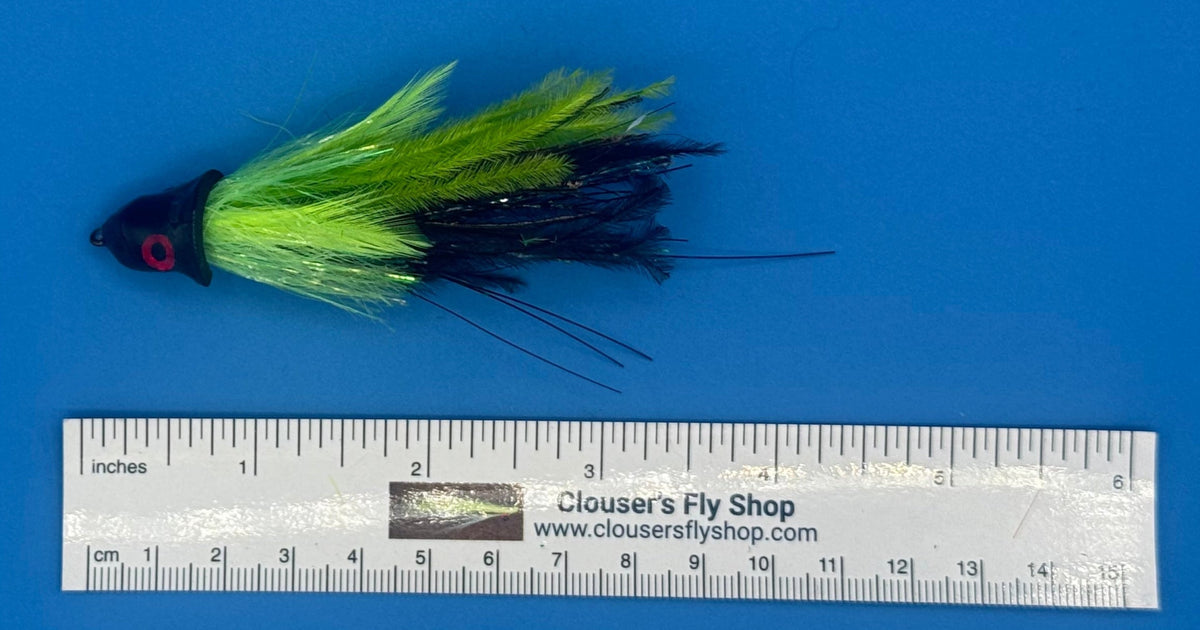 Clouser EZ Diver fishing lure from Clouser's Fly Shop, showing its detailed design and vibrant colors for freshwater or saltwater fishing.
