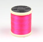 Close-up of 140 Denier Danville Thread in natural color, showing the strong, smooth thread used for fly tying by Clouser's Fly Shop.