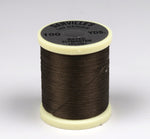 Close-up of 140 Denier Danville fly tying thread from Clouser's Fly Shop, showing its smooth, strong, and durable texture.