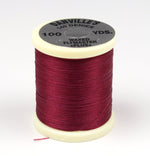Black 140 Denier Danville thread from Clouser's Fly Shop, shown on a spool for fly tying and sewing projects.