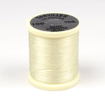 Black 140 Denier Danville Thread by Clouser's Fly Shop, showing close-up of durable, tightly wound fly tying thread.