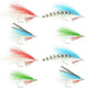 Lefty's Deceiver Streamer Collection - 8 Saltwater Flies - Hook Size 1/0