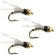 3 Pack Beadhead Olive 3 Dollar Dip Serendipity Nymph - Size 16