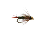 Fishing fly on a white background