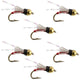 Beadhead Red 3 Dollar Dip Serendipity Nymph - 6 Flies Size 16