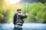 Double bead gold ribbed hare's ear nymph fly fishing fly for trout and bass, size 14, with realistic wet fly appearance.