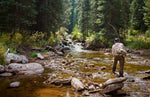 Hares Ear Parachute Classic Dry Fly for trout fishing, 6 size 12 dry flies with hooks, by The Fly Fishing Place