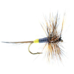 Three Adams Female Dry Flies for trout fishing, hook size 12, from The Fly Fishing Place, showcasing realistic fly patterns.