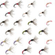 Kebari Assortment - 21 Tenkara Flies - 7 Paterns - Sizes 10, 12, 14, 16