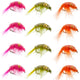 Beaded Shrimp Scud Assortment - 1 Dozen - Size 16 - Tailwater Lake Fly