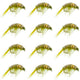 Olive Beaded Shrimp Scud Pattern - 1 Dozen Size 12 - Tailwater Lake Fly Fishing Nymph