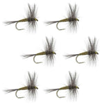 Barbless Blue Winged Olive BWO Trout Dry Fly Fishing Flies - Flies Size 16