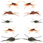 Kaufmann's Tungsten Stonefly Nymphs fishing flies in sizes #4-12 from the Basics Collection, designed for fly fishing.