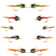 Basics Collection - Bead Copper John Assortment - 10 Flies Sizes 14-18