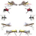 Basics Collection - Terrestrials Fly Assortment - 10 Flies - Sizes 10-14