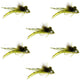 Deer Hair Diver 6 Flies Hook Size 4 - Swimming Frog Bass Fly Fishing Bug Wide Gape Bass Hooks With Weed Guard