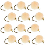Set of 12 Bead Head Oregon Cheese trout wet flies on size 16 hooks for fly fishing by The Fly Fishing Place.