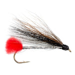 Set of 12 Black Nose Dace trout wet streamer flies with size 4 hooks, designed for fly fishing by The Fly Fishing Place.