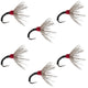 Black Zebra Sakasa Kebari - 6 Tenkara Flies - Size 14