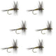 Blue Winged Olive BWO Trout Dry Fly Fishing Flies - 6 Flies Size 18