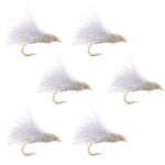 Set of 6 CDC Baetis Emerger BWO wet flies for trout fishing, size 16, featuring blue winged olive pattern by The Fly Fishing Place.