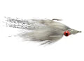 Gray Clouser's JP Crosscut Minnow fly fishing lure by Clouser's Fly Shop, shown on a neutral background.