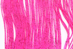 Close-up of Crazy Legs fly tying material from Clouser's Fly Shop, showing vibrant, textured synthetic fibers for fishing flies.