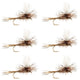 Adams Parachute Classic Dry Fly - 6 Flies Hook Size 18