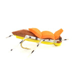 Assorted trout fly collection featuring foam hopper and terrestrial patterns for fishing, includes 12 flies in four styles.