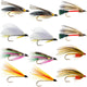 Classic Streamers Fly Fishing Flies Collection - 12 Flies Size 4