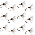 Copper Sakasa Kebari - 12 Tenkara Flies - Size 10