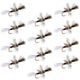 Purple Haze Cripple Mayfly  12 Flies Hook Size 16