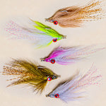 Clouser's JP Crosscut Minnow fly fishing lure with crosscut pattern, designed for freshwater and saltwater fishing.