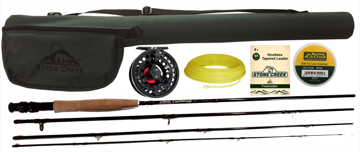 Fly Rod, Reel, Fly Line, Leader and Case