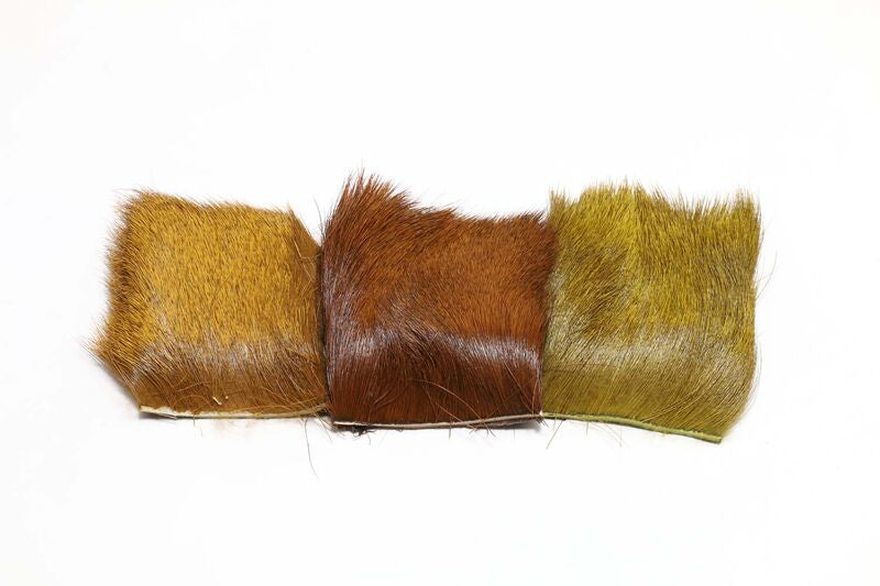 Dyed elk hair green drake fishing fly by Clouser's Fly Shop, with vibrant dyed elk hair for fly fishing freshwater trout.