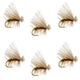 Olive Elk Hair Caddis Classic Trout Dry Fly - Set of 6 Flies Size 16