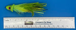 Clouser EZ Diver fishing lure in natural color, designed for saltwater fishing, with realistic feather and hook details.