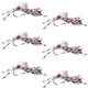 Fat Albert Pink Foam Body Grasshopper Fly - 6 Flies Hook Size 10