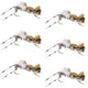 Fat Albert Tan Foam Body Grasshopper Fly - 6 Flies Hook Size 10