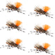 Feth Hopper Tan - Foam Grasshopper Fly Pattern - 6 Flies Hook Size 10