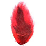 Pro Grade Medium Bucktails Master Pack with black, red, and orange fly tying feathers for streamer and tube fly construction.