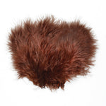 Brown Woolly Bugger Marabou feathers for fly tying, 1/8 ounce, natural fly fishing materials from The Fly Fishing Place