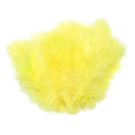 Yellow Woolly Bugger Marabou feathers for fly tying, 1/8 ounce, natural fly fishing materials from The Fly Fishing Place