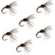 Hares Ear Sakasa Kebari - 6 Tenkara Flies - Size 14