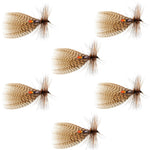 Hornberg Special Streamer or Dry Fly - 6 Flies - Hook Size 12