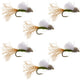 Olive Iris Caddis Emerger Caddis  Trout Dry Fly - 6 Flies Hook Size 14