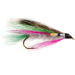 Set of 6 Little Rainbow Trout Classic Streamer Flies, size 4, wet flies for trout fishing, by The Fly Fishing Place.