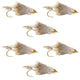 Cone Head Muddler Minnow Trout and Bass Streamer Fly - 6 Flies Size 6
