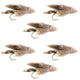 Muddler Minnow Streamer Fly - 6 Flies Size 12