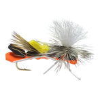 Assorted orange parachute Chernobyl Ant flies from The Fly Fishing Place, size 10, part of the Basics Collection for terrestrial fishing.